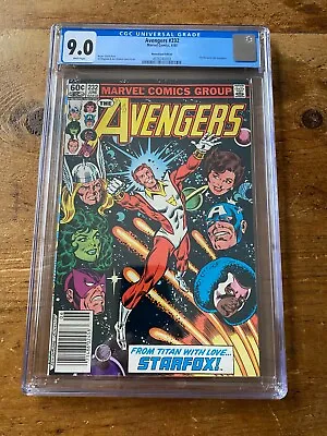 Buy Avengers #232 CGC 9.0 NM Newsstand 1st Appearance Starfox Appearance Harry Style • 79.43£