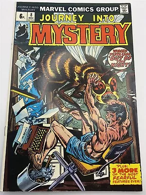 Buy JOURNEY INTO MYSTERY #8 UK Price Bronze Age Horror Marvel Comics 1974 VF • 7.95£