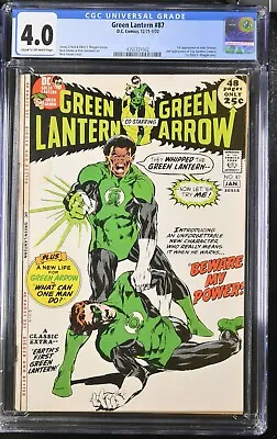 Buy 1971 Green Lantern 87 CGC 4.0. 1st John Stewart. 2nd Guy Gardner Appearance. • 272.64£