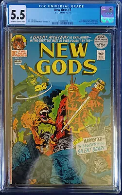 Buy New Gods #7 | CGC 5.5 | 1972 • 39.42£