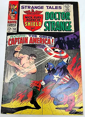 Buy Strange Tales #159 Jim Steranko 1st Captain America Work *1967* 6.0* • 61.24£