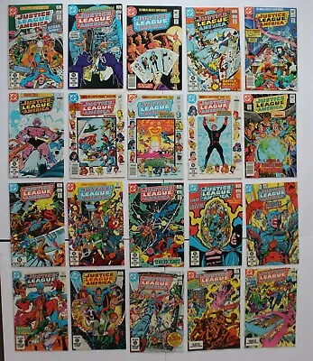 Buy Justice League Of America 1960-87 DC Comics #201-220 JSA Perez Black Canary VF • 62.53£