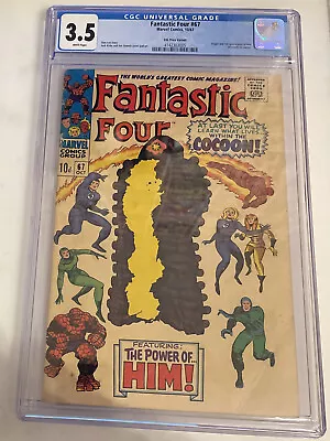 Buy Fantastic Four #67 CGC 3.5 Marvel Comics Oct 1967 1st App HIM (Warlock) In Cameo • 274.95£