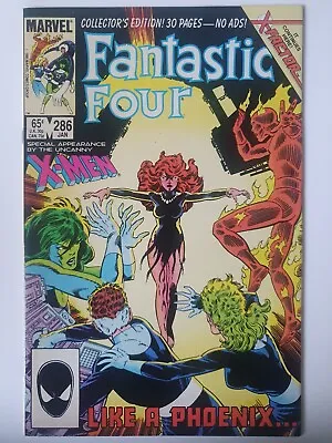 Buy Fantastic Four #286 Vol1 Marvel X-men Intro X-factor January 1986 • 4£