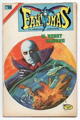 Buy FANTOMAS #3-15 Serie Avestruz, El Robot Humano, Novaro Comic 1978 • 4.78£