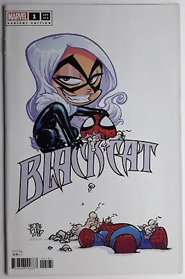 Buy Black Cat #1 - Skottie Young Variant Cover - Marvel - First Printing - New • 9£