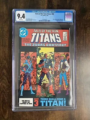 Buy DC Comics Tales Of The Teen Titans #44 CGC 9.4 1st Appearance Of Nightwing • 149.99£