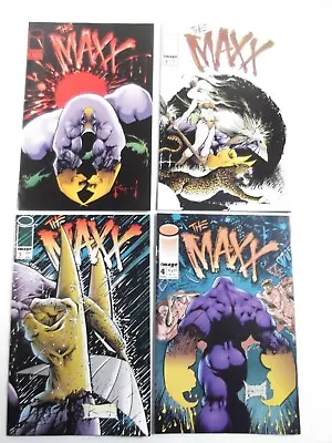 Buy Image Comics Sam Kieth The Maxx #1,2,3,4 Lot NM+ • 59.30£