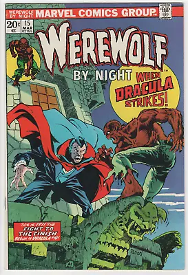 Buy US - Werewolf By Night 15 - 1974 - 7.0/7.5 - Marvel Comics - Mike Ploog, Dracula • 53.44£