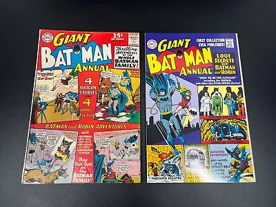 Buy Batman Annual #7 (1964) And Batman Annual #1 (1999) Replica - DC Comic Book Lot! • 35.94£
