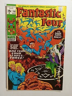 Buy Fantastic Four #110 NM 9.4! Off- White Pages Marvel 1971 • 119.89£