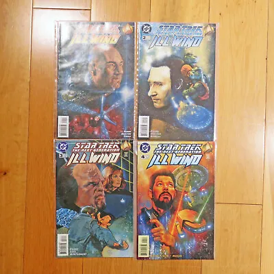Buy Star Trek The Next Generation Ill Wind (Full Set Of Comics) #1,2,3 & 4 1995,96 • 12.99£