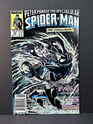 Buy Spectacular Spider-Man #132 1987 Marvel Newsstand Kraven's Last Hunt Part 6 NM- • 17.73£