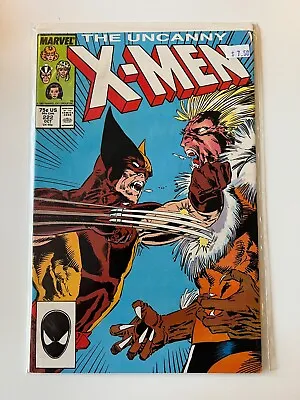 Buy Marvel Comics | Uncanny X-Men #222 | Wolverine & Sabretooth | 1987 • 14.35£