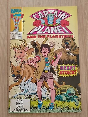Buy Captain Planet And The Planeteers Vol.1 #3 - December 1991 - Marvel Comics • 14.99£