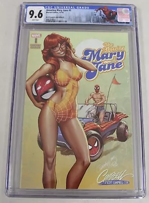 Buy Amazing Mary Jane  # 1 CGC 9.6 NM  / Mint Variant D 1970’s J Scott Campbell !! • 75.11£