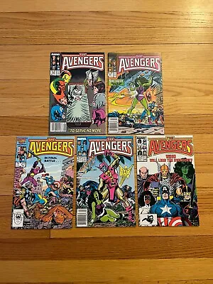 Buy AVENGERS #277 #278 #279 #280 #281 Marvel Comics 1987 COMBINE SHIPPING - • 31.77£