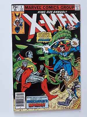 Buy Uncanny X-Men King Size Annual #4 - News Stand - Doc Strange - HIGH GRADE VF/NM • 5£