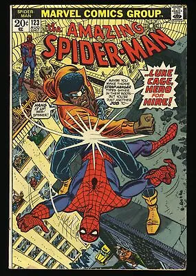 Buy Amazing Spider-Man #123 FN+ 6.5 Luke Cage Hero For Hire! Gil Kane Art! • 35.63£