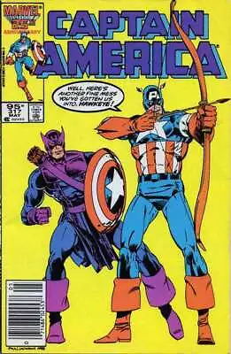Buy Captain America (1st Series, Canadian Edition) #317 VG; Marvel | Low Grade - Haw • 12.78£
