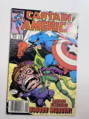 Buy Captain America #313 (1986) Death Of M.O.D.O.K In 8.5 Very Fine+ • 7.19£
