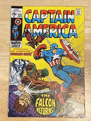 Buy Captain America #126 - The Falcon Returns! 1st Diamond Head • 63.05£