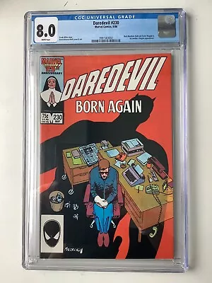 Buy Daredevil #230 May 1986 CGC 8.0 Marvel Comic Book • 47.96£