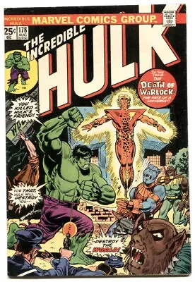 Buy Incredible Hulk #178 - 1974 - Marvel - VG/FN - Comic Book • 25.83£