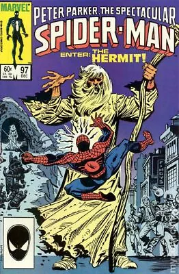 Buy Spectacular Spider-Man Peter Parker #97 VF+ 8.5 1984 Stock Image • 8.30£