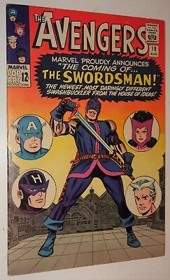 Buy Avengers #19 First Swordsman Orgin Hawkeye Wanda Nice Vf+ 8.5 1965   • 363.78£