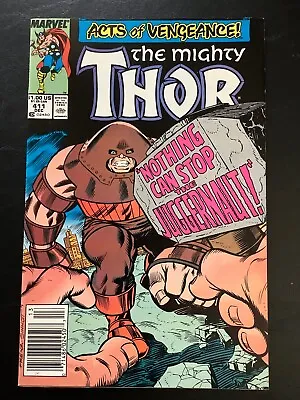 Buy Thor #411 Comic Book Lot Juggernaut 1st Appearance New Warriors Acts Vengeance • 31.62£