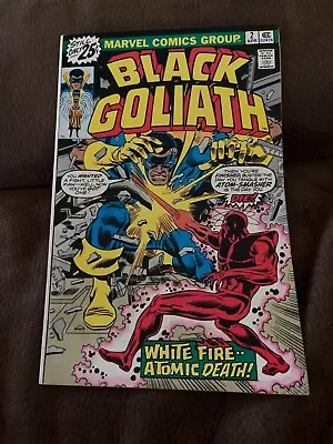 Buy Black Goliath #2 (1976) 1st App Atom Smasher - 8.5 Very Fine (marvel) • 10.39£