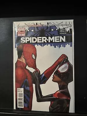 Buy Spider-Men Vol 1 2 Sara Pichelli 1:100 Variant NM Marvel Miles Morales • 762.35£
