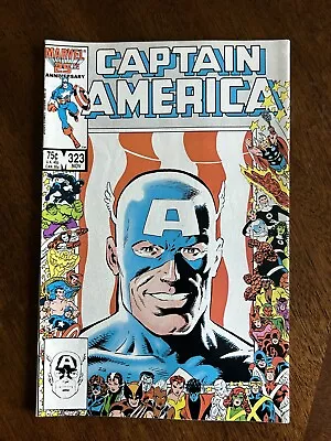 Buy Captain America 323 (Newsstand) 1st Super Patriot (John Walker) 1986 Marvel • 16.08£