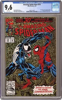 Buy Amazing Spider-Man #375D Direct Variant CGC 9.6 1993 3901311002 • 56.08£
