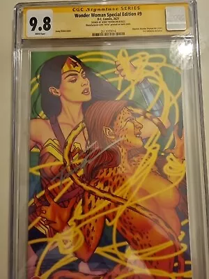 Buy Wonder Woman Special Edition 9 Cgc Ss 9.8 Jenny Frison Ace Variant  • 100£