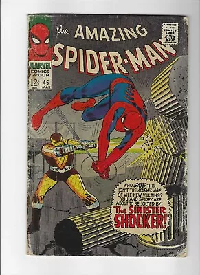 Buy Amazing Spider-Man #46 1st Appearance Of The Shocker 1963 Series Marvel • 75.95£
