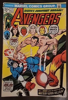 Buy The Avengers Marvel Comics No. 117 Bronze Age Key Issue Defenders /avengers 1973 • 3.99£