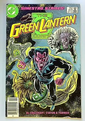 Buy Green Lantern Corps #217 ~ DC 1987 ~ Sinestro Strikes - Newsstand  FN/VF • 6.31£