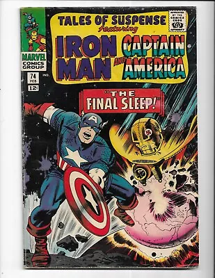 Buy Tales Of Suspense 74 - Vg 4.0 - 1st Freak - Iron Man - Captain America (1966) • 15.42£