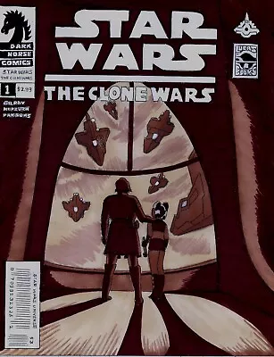 Buy Star Wars The Clone Wars # 1 Cover Recreation First Ashoka Original Comic Art • 134.40£