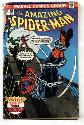 Buy AMAZING SPIDER-MAN #148--1975--comic Book--MARVEL COMICS--TARANTULA-- Jackal • 14.08£