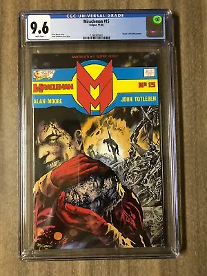 Buy Miracleman #15 Death Of Kid Miracleman CGC 9.6 White Pages Low Print Run • 239.86£