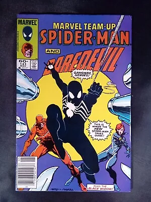 Buy Marvel Team-Up #141 2nd Black Suited Spider-Man 1984 News Stand. • 48.25£