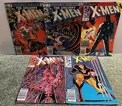 Buy 5 Marvel Uncanny X-MEN Comic Lot #158, 163, 293, 205, 207 Wolverine, Phoenix • 35.59£