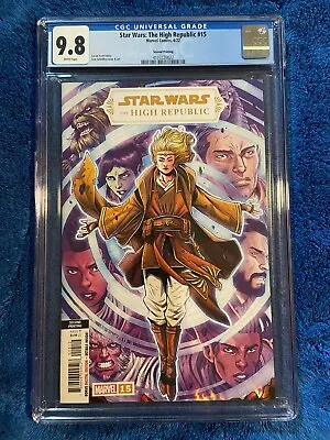 Buy Star Wars: The High Republic #15 Cgc 9.8 W (2022) Second 2nd Printing Marvel • 39.53£