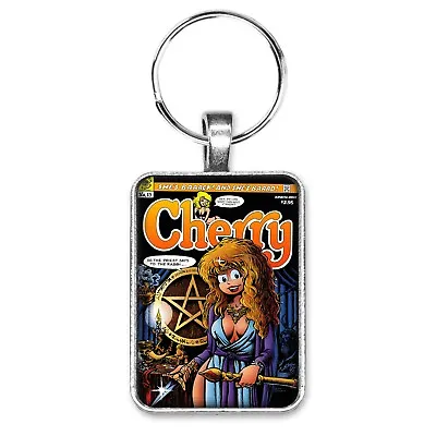 Buy Cherry #13 Cover Pendant With Key Ring And Necklace Comic Book Jewelry Poptart • 12.39£