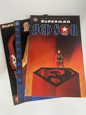 Buy SUPERMAN : RED SON #1 2 3 Mark Millar 1st Print Elseworlds DC Comics 2003 FN/VF • 29.95£