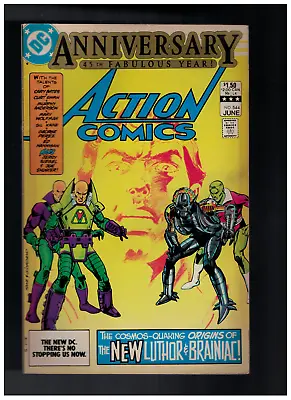 Buy ACTION COMICS #544 (45th ANNIVERSARY ISSUE) - BRAINIAC - LUTHOR - SHIPS FREE • 9.45£