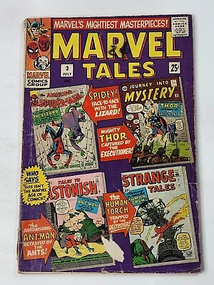 Buy Marvel Tales 3 Reprints ASM 6 JIM 84 TTA 38 ST 101 Kirby Lee Silver Age 1966 • 9.48£